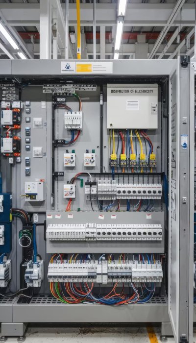 Electrical panel and cable accessories stock
